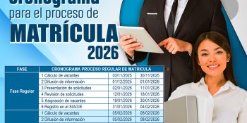 Cronograma de matrícula 2026